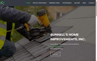 Bunnell Roofing website