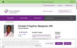 Christin Hayfron-Benjamin, MD website
