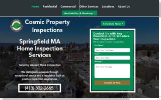 Cosmic Property Inspections, LLC website
