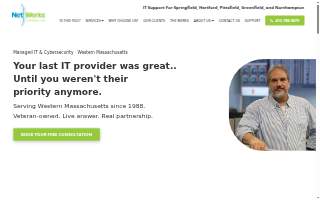 NetWerks Strategic Services, LLC - New England Managed IT Support, Cybersecurity, HIPAA, PCI, & FTC Compliance Support website
