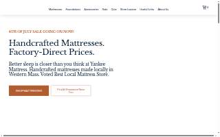 Yankee Mattress Company of Agawam website