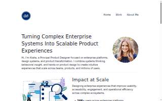 Alisha Edwards Design website