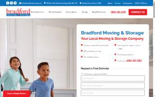 Bradford Movers website