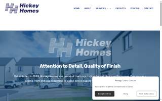 Hickey Homes of Cameron Prestige website