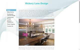 Hickory Lane Design website