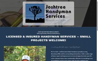 Joshtree Handyman Service website