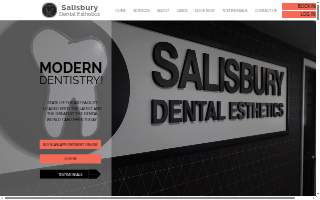 Salisbury Dental Esthetics website