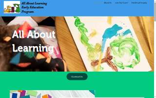 All About Learning website