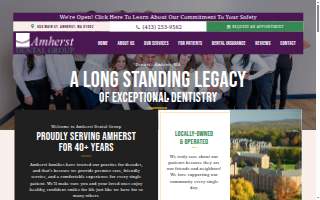 Amherst Dental Group website