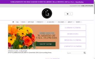 Floral Affairs Of Amherst website