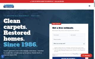 Longo Carpet Cleaning and Restoration of Amherst website