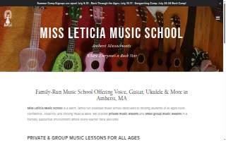 Miss Leticia Music School website