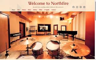 Northfire Recording Studio website