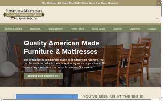 Oak Specialists Furniture website