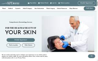 Adult & Pediatric Dermatology, PC website