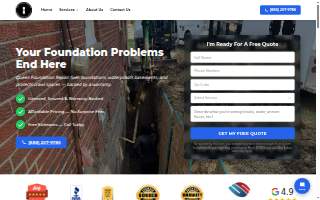 Queen Foundation Repair of Amherst website