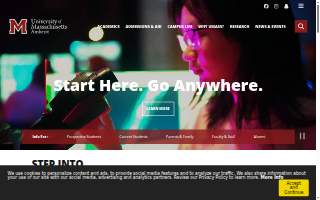 University of Massachusetts Amherst website