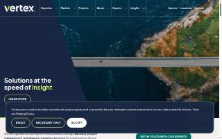 Vertex Real Estate website