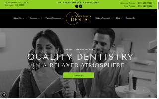 Andover Family Dental website