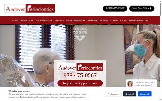 Andover Periodontics website