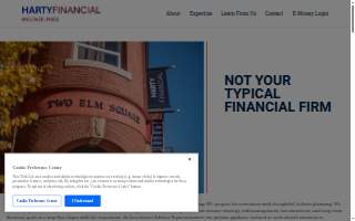 Caleb Harty, Financial Advisor - Harty Financial website