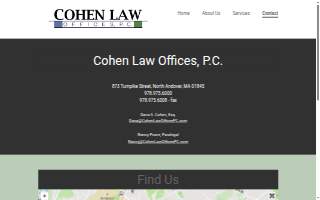 Cohen Law Offices, P.C. website
