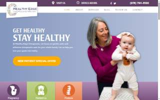 Healthy Edge Chiropractic website