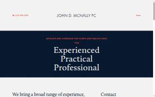 McNally Law Office website