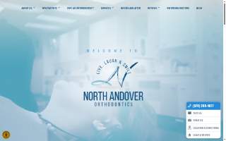 North Andover Orthodontics website
