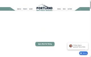 Portland Mattress Makers of Biddeford website
