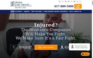 Spada Law Group, LLC of Andover website