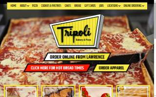 Tripoli Bakery and Pizza - North Andover website