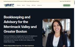 Vast Accounting website