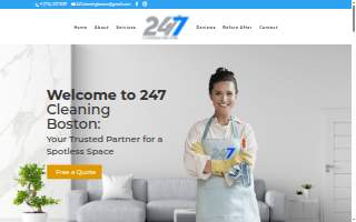 247 Cleaning Boston website