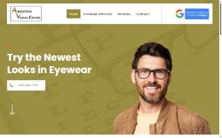 Arlington Vision Center website