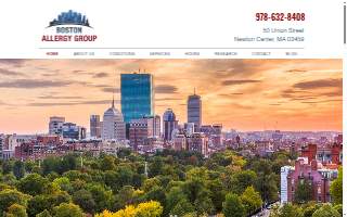 Boston Allergy Group website