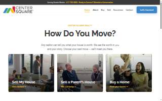 Center Square Realty website