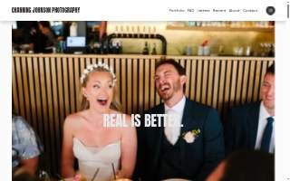 Channing Johnson Photography website