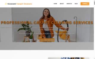 Goswami Carpet Cleaners website