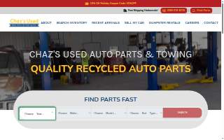 Chaz's Auto Body of Attleboro website
