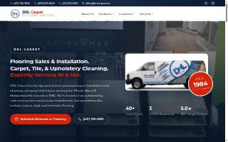 DRL Carpet of North Attleboro website