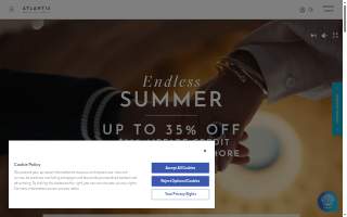 Atlantis Sports Club & Spa website