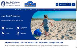 Cape Cod Pediatrics website
