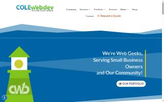 COLEwebdev website
