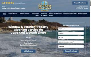Duchesney Window Washing website