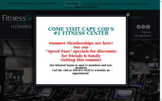 Fitness500 Club website