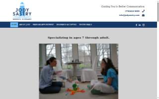 Jody Sastry Speech Therapy website