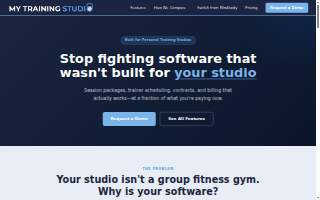MY Training Studio website