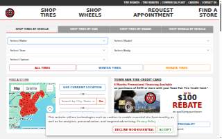 Town Fair Tire of Barnstable website
