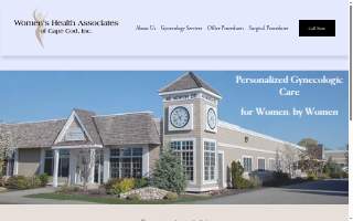 Women's Health Associates of Cape Cod website
